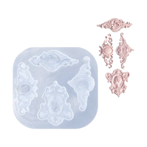 Professional Silicone Craft Mold with Intricate Angel Relief Patterns and Quick Clean Feature for Gift Creation