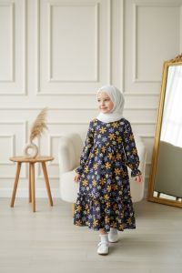 ISSABELLA BAJU GAMIS ANAK PEREMPUAN MODEL TERBARU 1-10 TAHUN TERLARIS KATUN RAYON PREMIUM.