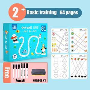 Magical Tracing Workbook Preschool Educational Toys Logical Thinking Training books for Kids