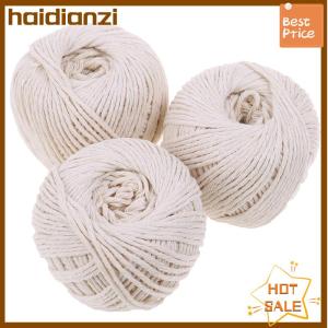haidianzi เชือกมัดทำบาร์บีคิวไก่งวงเนื้อ 1ม้วนเส้นใยคอตตอนสำหรับคนขายเนื้อ229ฟุต