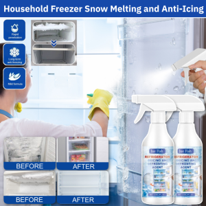 【Refrigerator Defrost and De-Icing Agent】 Household Freezer Snow Melting and Anti-Icing Refrigerator Cleaner Spray Ice Layer Remover