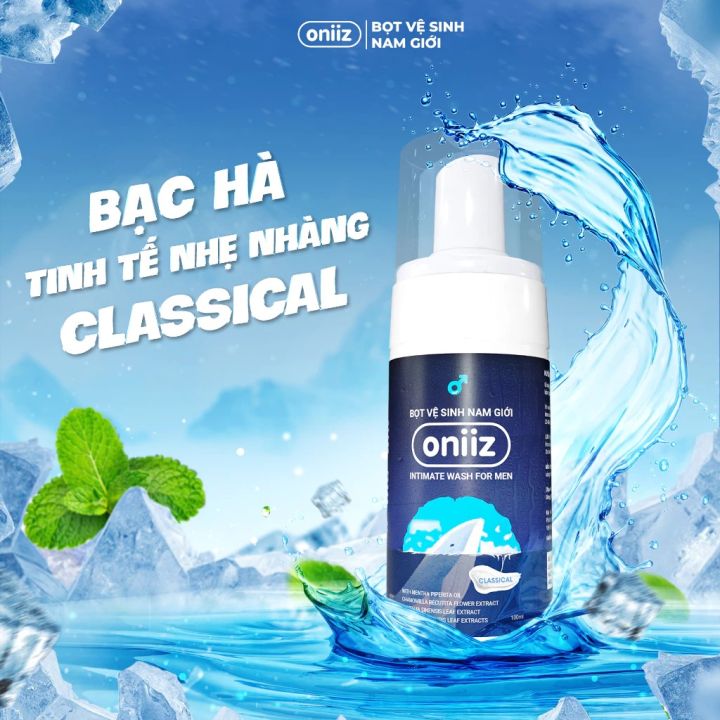 Bọt Vệ Sinh Nam Giới Oniiz – Dung Dịch Vệ Sinh Nam Tạo Bọt 100ml ...