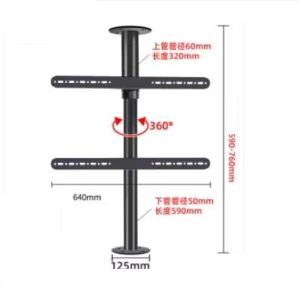 LCD TV 360 Degree Rotating Floor stand Frame speedsmount Partition Wall Revolving Rack Rotation TV Cabinet Revolving Base