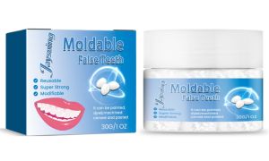 Jaysuing moldable răng giả tạm thời sửa chữa răng bị hỏng răng thiếu răng khoảng trống răng điền moldable rắn keo dính phục hồi CHĂM SÓC VỆ SINH RĂNG MIỆNG nha khoa 30 gam
