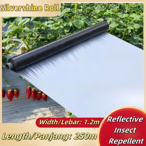Silvershine Plastik Penutup Tanah Silvershine Plastik Penutup Tanah Plastic Silvershine Lubang Tebal Roll