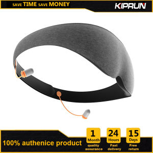 KIPRUN Sleep Eye Mask with Earplugs 3D Comfort Eye Covers & Blindfold For Women Men Soft Breathable Light Blocking Sleeping Masks with Adjustable Velcro