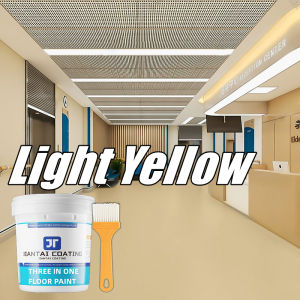 🌈1000g With Brush🌈Water-Based 3 In 1 Epoxy Resin Floor Paint For Cement Floor Color Change Indoor Wear-Resistant Anti-Slip Waterproof Renovation