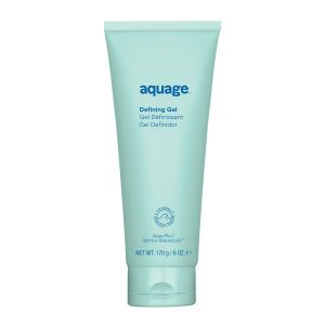 Aquage Defining Gel - Firm Flexible Curl Gel for Women & Men - Frizz Control Bounce Gloss and Humidity Resistance for Wavy Curly and Coarse Hair - Smoothes with AlgaePlex Marine Botanicals (6 oz)