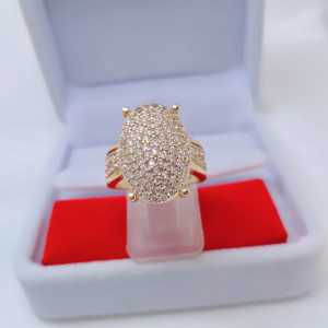 Cincin Jumbo Wanita Aksesoris Fashion Awet Tahan Lama Anti Karat Cocok Untuk Harian G8-1D