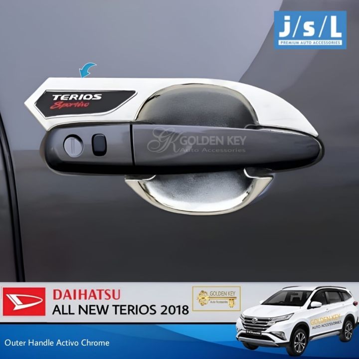 Jsl Outer Handle All New Terios Mangkok Pintu Activo Chrome