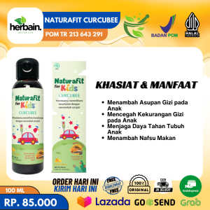 Curcubee Madu Anak Naturafit For Kids Bantu Penuhi Zat Gizi Anak Vitamin Nafsu Makan Anak