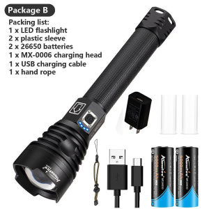 [everyday store 1]+Tactical Flashlight Zoomable Rechargeable Outdoor Waterproof Camping Hiking Travel Flashlight