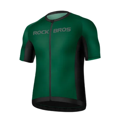 ROCKBROS Áo đi xe đạp áo đi xe đạp tay áo ngắn đi xe đạp khô nhanh thoáng khí thoải mái vải kháng khuẩn mồ hôi quần áo phản quang quần áo đi xe đạp.