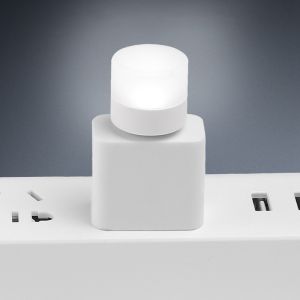 Đèn ngủ mini hình tròn bóng LED - Cổng USB