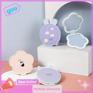 gou Foldable Makeup Mirror Mini Flowers Makeup Vanity Mirror Portable Hand Mirrors Double-Side Compact Mirror Pocket Cosmetic Mirror