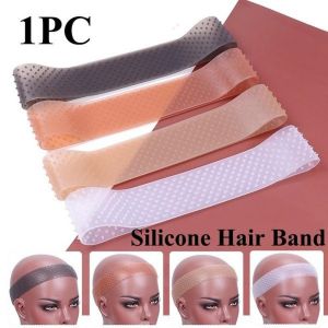 1pc Non Slip Wig Grip Band Headband Silicone 22*4cm Anti Slip Adjustable Elastic Wig Grip Band