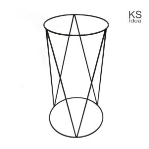 [ทรงสูง 56cm] ขาตั้งกระถางต้นไม้เหล็ก สไตล์ Industrial Loft งาน Handmade แข็งแรงพิเศษ สำหรับวางกระถางปูนเปลือย/Earth Tone ตกแต่งคาเฟ่และบ้าน(ไม่รวมกระถาง)