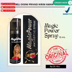 MAGIC POWER ANTISEPTIC SPRAY 15 ML / TISU MAGIC SPRAY BOTOL 15ML SPRAY MAGIC POWER PRIA TAHAN LAMA