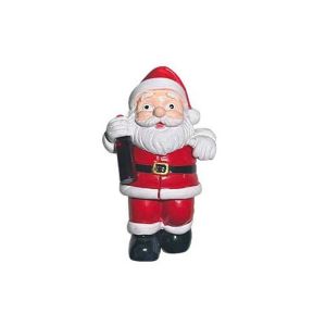 MMLUCK Đỏ tươi Tượng ông già Noel bằng nhựa resin Thủ công mỹ nghệ bằng nhựa resin Tư thế uống rượu Trang trí tường bằng bình hoa Trang trí ly thủy tinh Bề nhẵn Tượng Uống Rượu Giáng Sinh Bàn làm việc văn phòng