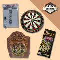 CHAMPION DIAMON WIRE Dart Board Set with Laminated Wooden Cabinet | Gamit ng Darts | Dart Accessories | Darts. 