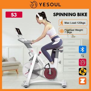 Xiaomi Yesoul Smart Exercise Bike S3 Spinning Bike Magnetic Bike Indoor[International Edition Adjustable FeaturesMobile APPLow Noise Belt Drive Magnetic Resistance Household Fitness Home Gym Cycling Cardio Easy Install Portable Compact Size ]