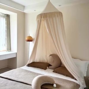 xpkQ Children Mosquito Net Nordic Modern Simple Mosquito Net Beautiful Soft Single Person Bed Canopy Bedroom Textile Decoration T2Y7B