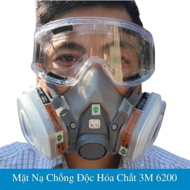 Trọn Bộ Mặt Nạ 3M 6200 7 Chi Tiết, Phun Sơn, Hóa Chất, Trừ Sâu, Sử Dụng ...