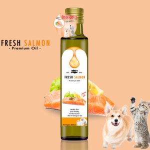 Bake n Bone Fresh Norwegian Salmon Oil - เบคแอนด์โบน น้ำมันปลาแซลมอน นอร์เวย์ (250ml)