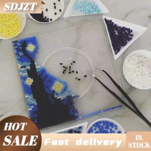 SDJZT 4pcs 2.6mm hạt pegboards Hội Đồng Quản trị cho Perler công cụ cầu chì hạt vuông ghép hình câu đố mẫu trẻ em Đồ chơi giáo dục tự làm