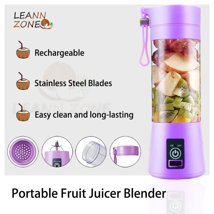 Leann Portable Blender Juicer Fruit Juicer Fruit Blender Juice Blender