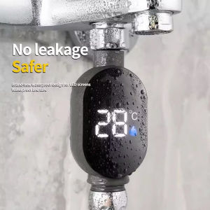 เทอร์โมมิเตอร์ฝักบัวการวัดอุณหภูมิและการรับสัญญาณ อุปกรณ์อาบน้ำ สำหรับใช้ในบ้าน เทอร์โมมิเตอร์น้ำ พิเศษ