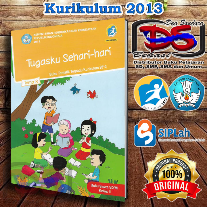 Buku Siswa Kelas 2 SD Tema 3 Tematik Terpadu Kurikulum 2013 Revisi 2017 ...
