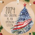 US Citizenship Gifts, First Christmas as an American Citizen, US Flag Ornament, Citizenship Congratulations Gift, New American Citizen Gifts, Naturalization Gifts, Gifts for American Citizenship. 