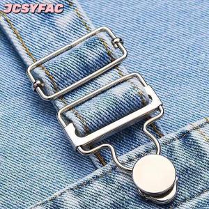 JCSYFAC Dungaree Chốt Kẹp Nẹp Khóa Với Quần Jean Nút Thiết Lập Cho Denim Áo Khoác Tự Làm Trang Phục May Nguồn Cung Cấp