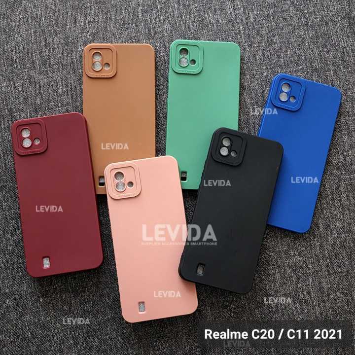 Realme C20 Realme C11 2021 Case Macaron Pro Kamera Case Candy
