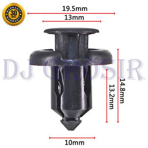 Kancing Klip Bemper Bumper Fender Mobil Honda Size L Panjang - 7707 - Isi 10 Pcs