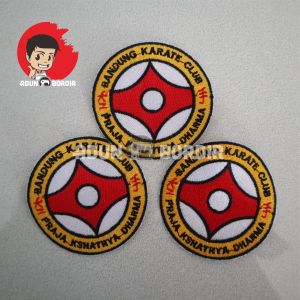 Bordir Logo BKC FULL BORDIR untuk Seragam Beladiri Karate Club