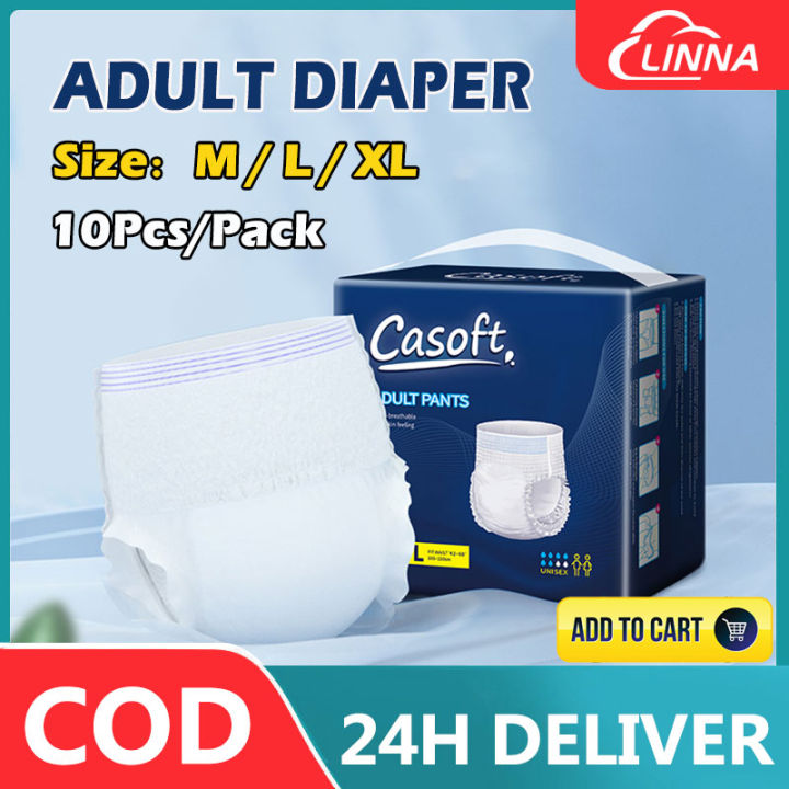 From Malaysia】Adult Diaper Pants For Senior Elderly Men Women