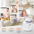 Máy hút sữa không dây Mama Choice | Cup hút sữa rảnh tay phễu silicon mềm mại, vắt sữa hiệu quả. 