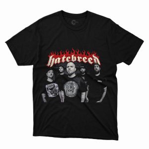 Kaos T-shirt Hitam Hate Breed 02 | Desain Timbalan Pria | Jahitan Jernih | Creato NewBandD