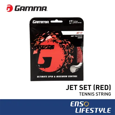 GAMMA Tennis String - Jet Set (Red)