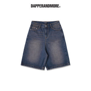 Nhập LAZFASHION88 giảm 20% đơn 149k - Quần Short Jeans DAPPERANDMORE Washed Denim Form Lửng - Xanh Đậm