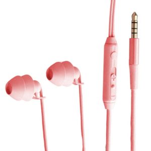 SDAYG โทรศัพท์สมาร์ท ไฮไฟ สเตอริโอ การควบคุมแบบมีสาย ป้องกันเสียงรบกวน ซิลิโคนนุ่ม แจ็ค3.5มม สาย TPE พร้อมไมโครโฟน หูฟังชนิดใส่ในหู Asmr นอนหลับ headste หูฟังชนิดใส่ในหู หูฟังเบส