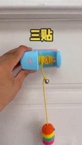 Electric Cat Yo Yo Toy Fun Indoor Cat Solo Entertainment Single Player Game Time
