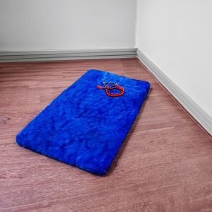 (ANTI SLIP) Sajadah bulu rasfur polos ukuran 115 cm x 65 cm x 3.5 cm isi busa.. LP