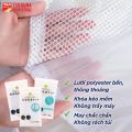 Túi Lưới Giặt Đồ Cao Cấp Có Khóa Kéo Bảo Vệ Quần Áo, Đồ Lót Không Rách Khi Giặt Máy KURASHI RHYTHM. 
