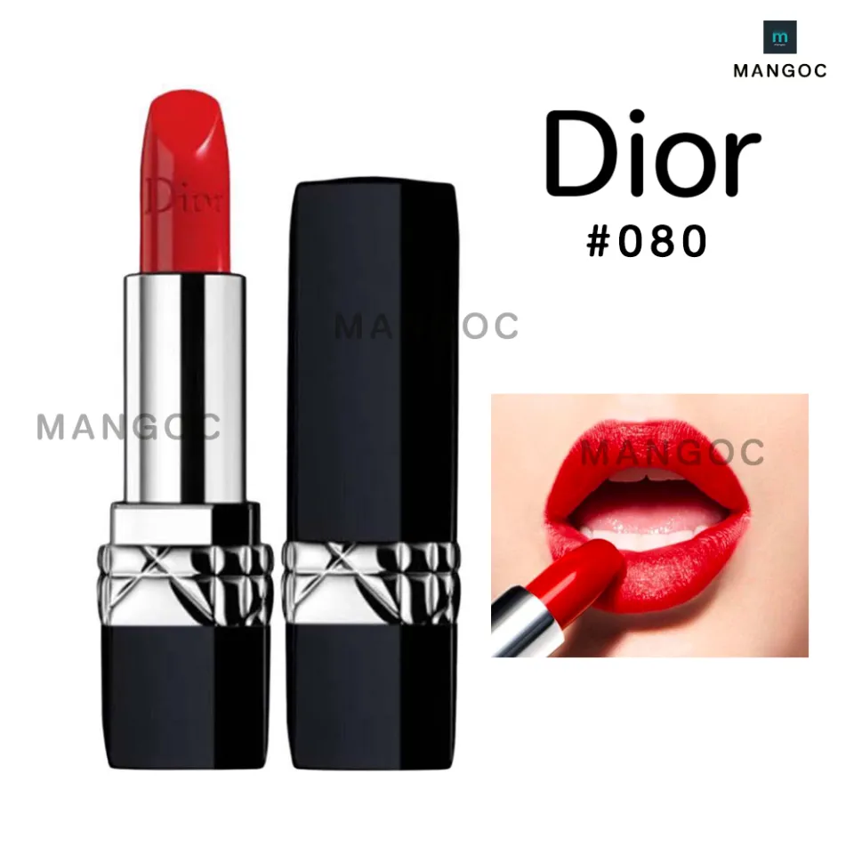 Refillable Lipstick Dior Rouge 080 Dior Lipstick 080 Red Smile