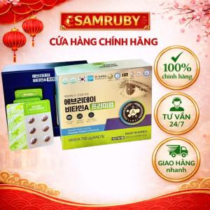 Viên bổ mắt Vitamin A Hanmi Hàn Quốc  Everyday Vitamin A Premium - Hộp 60 viên - SAMRUBY