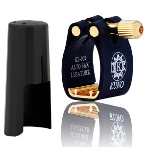 KUNO ligature and cap Used by hard rubber mouthpiece soprano alto tenor baritone clarinet sax Eb saxophone