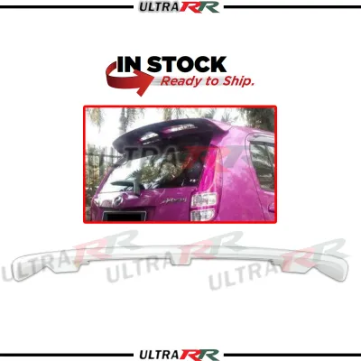 Perodua Myvi Lagi Best (2011 - 2015) Original ABS Plastic SE Special Edition Style Rear Back Bonnet Bonet Trunk Boot Lip Wing Top Spoiler - Raw Material ABS Plastic State